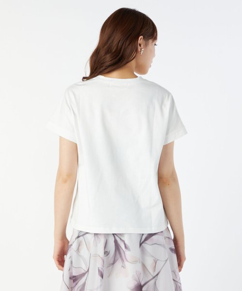 LAISSE PASSE(レッセ・パッセ)/ロゴ刺繍Tシャツ/img04