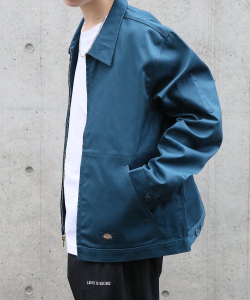 Dickies(Dickies)/【Dickies / ディッキーズ】JACKET FQ アウター ジャケット ブルゾン フロントジップ ワンポイント ステンカラー JT75/img17