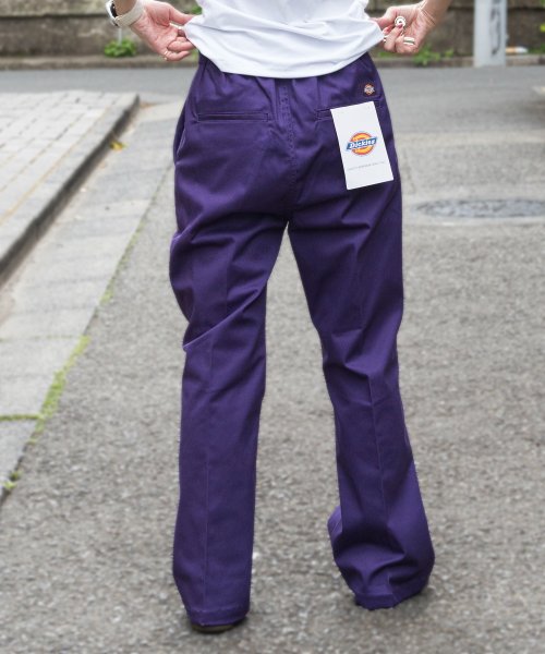 Dickies(Dickies)/【Dickies / ディッキーズ】センタープレス フレアパンツ ロゴ ワークパンツ ベルボトム 3187－6401/img38