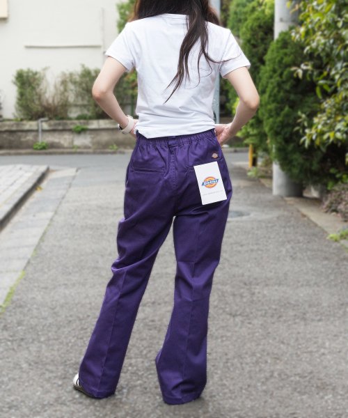 Dickies(Dickies)/【Dickies / ディッキーズ】センタープレス フレアパンツ ロゴ ワークパンツ ベルボトム 3187－6401/img41