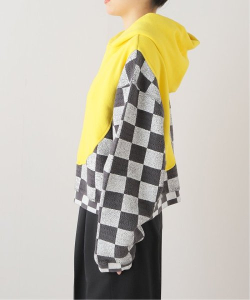 JOURNAL STANDARD(ジャーナルスタンダード)/【ERL / イーアールエル】 MEN YELLOW CHECKER SWIRL HOODIE KNIT/img18