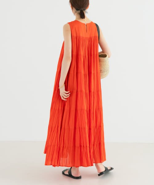 『一部WEB限定カラー』ティアードクリンクルワンピース 人気・おすすめ｜使いやすい・旅行におすすめ 品質保証 全国発送 在庫限り