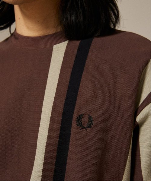 JOURNAL STANDARD(ジャーナルスタンダード)/《予約》FRED PERRY for JOURNAL STANDARD / ストライプピケ Tシャツ/img52