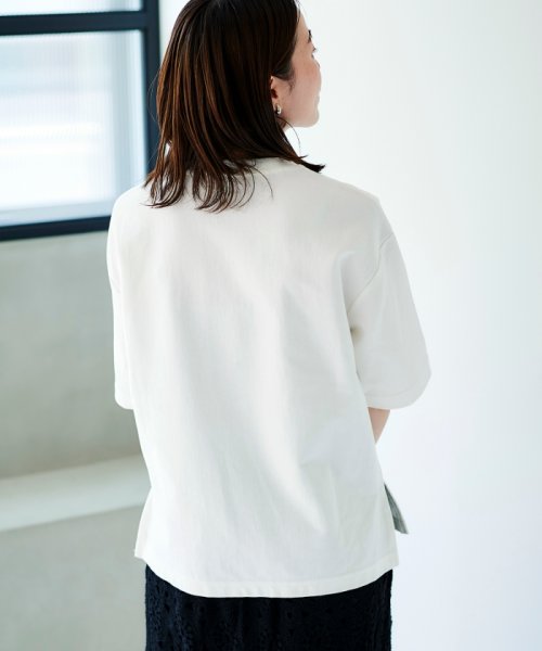 le.coeur blanc(ルクールブラン)/EUPHORIE刺繍ロゴTシャツ/img14