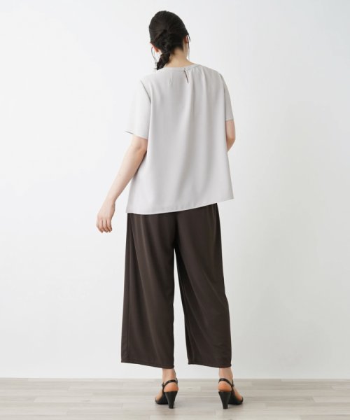 Leilian PLUS HOUSE(レリアンプラスハウス)/ワイドパンツ【Leilian WHITE LABEL】/img03