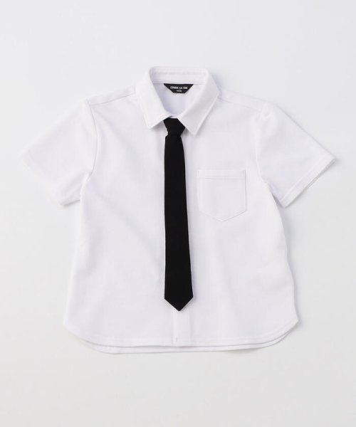 COMME CA ISM KIDS(コムサイズム（キッズ）)/ネクタイ付き半袖シャツ(100－130cm)/img02