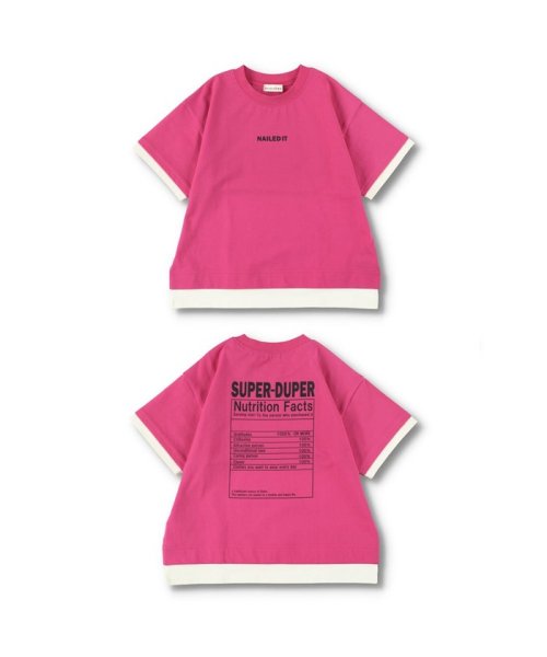 BRANSHES(ブランシェス)/【ロイヤルコットン100％】レイヤード風半袖Tシャツ/img16