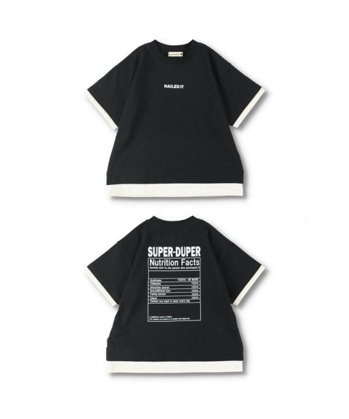 BRANSHES(ブランシェス)/【ロイヤルコットン100％】レイヤード風半袖Tシャツ/img21