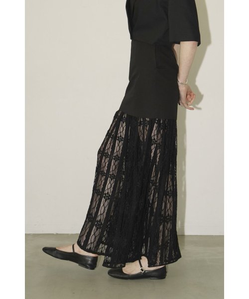 CLANE(クラネ)/2WAY LACE LAYERED SKIRT/img07