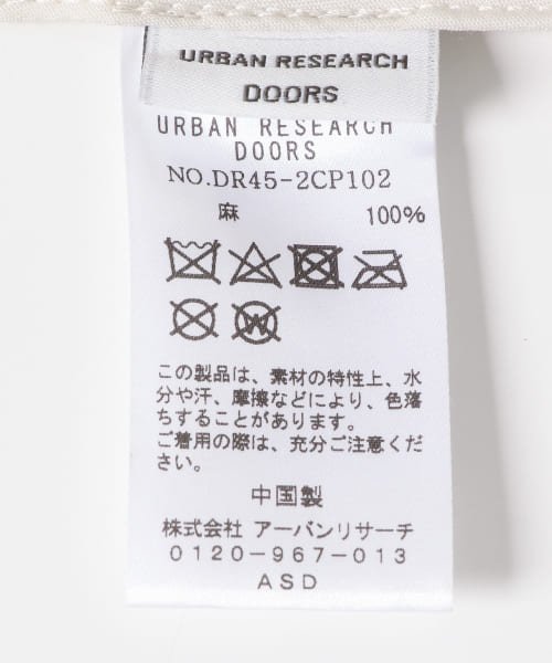 URBAN RESEARCH DOORS(アーバンリサーチドアーズ)/リネンキャップ/img12