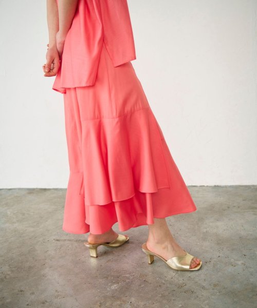 イレギュラーヘムスカート 