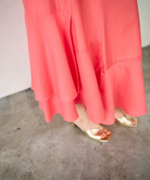 イレギュラーヘムスカート 