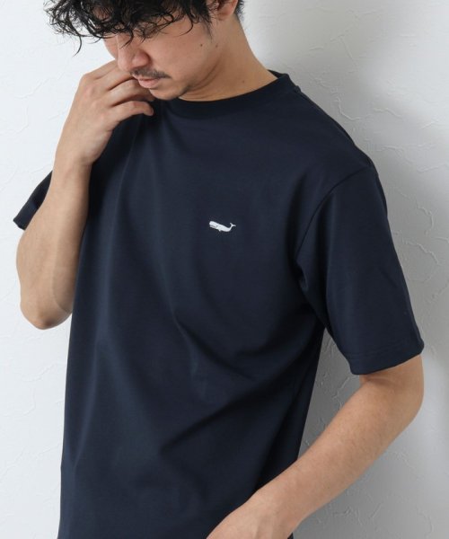 NOLLEY’S goodman(ノーリーズグッドマン)/《吸水速乾・UVカット》クジラ刺しゅう クルーネックTシャツ/img19