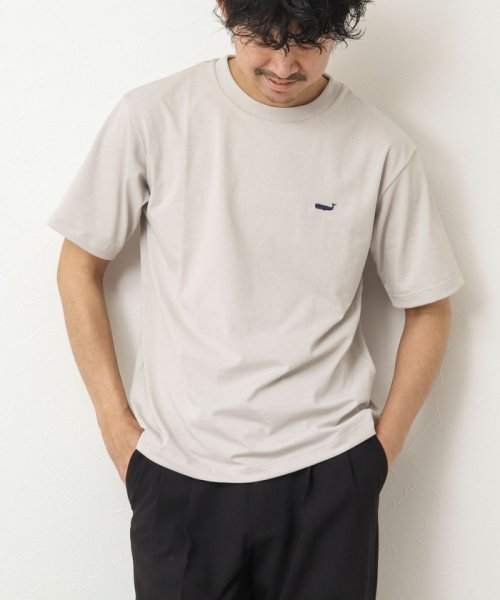 NOLLEY’S goodman(ノーリーズグッドマン)/《吸水速乾・UVカット》クジラ刺しゅう クルーネックTシャツ/img38