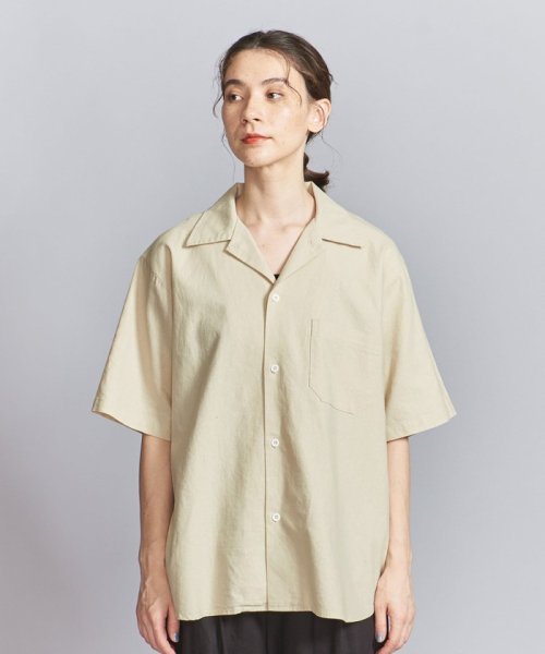 BEAUTY&YOUTH UNITED ARROWS(ビューティーアンドユース　ユナイテッドアローズ)/【別注】＜ARMY TWILL＞オープンカラー シャツ/img09