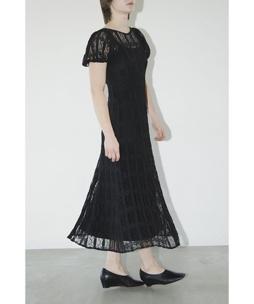 LACE MINI PUFF SLEEVE ONEPIECE LACE ONEPIECE A1846447814 (14168円)