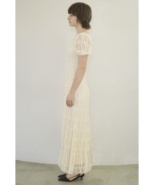 LACE MINI PUFF SLEEVE ONEPIECE LACE ONEPIECE A1846447814 (14168円)