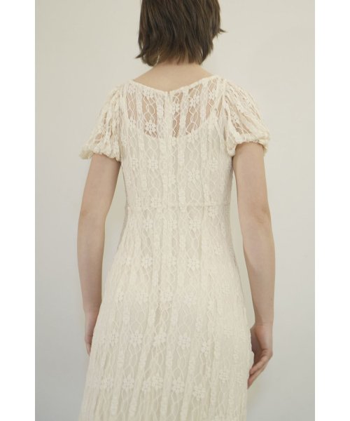 LACE MINI PUFF SLEEVE ONEPIECE LACE ONEPIECE A1846447814 (14168円)