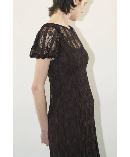 LACE MINI PUFF SLEEVE ONEPIECE LACE ONEPIECE A1846447814 (14168円)
