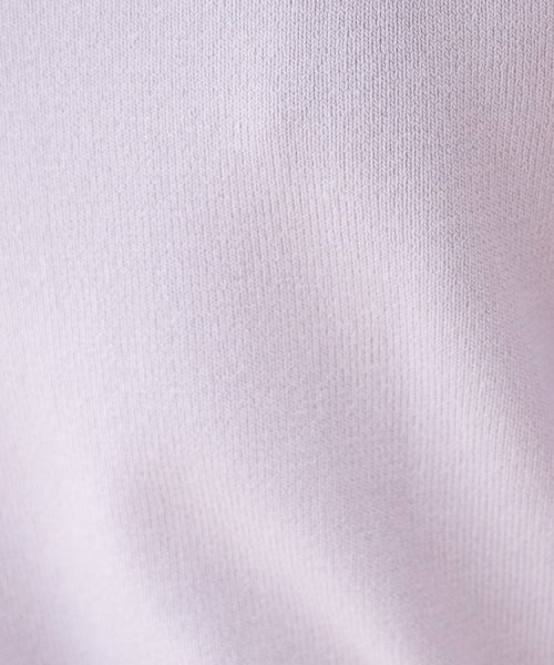 Couture Brooch(クチュールブローチ)/バックパール調デザイン5分袖ニットトップス/img36