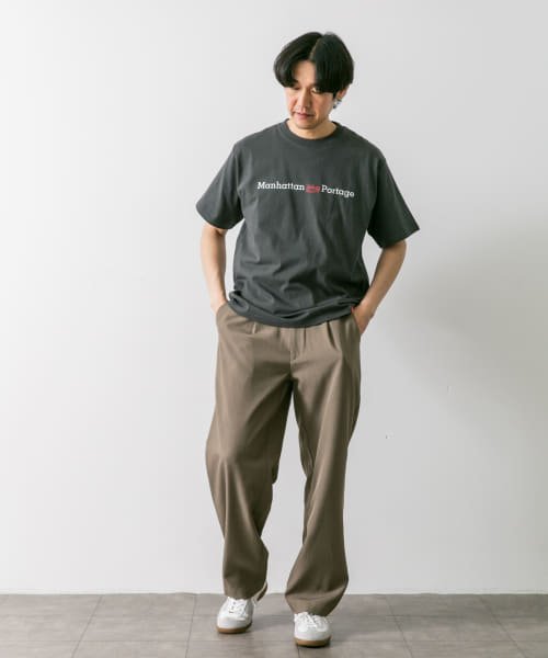 URBAN RESEARCH DOORS(アーバンリサーチドアーズ)/『別注』Manhattan Portage×DOORS　胸ロゴ プリント Tシャツ/img12