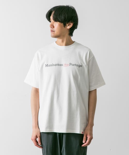 URBAN RESEARCH DOORS(アーバンリサーチドアーズ)/『別注』Manhattan Portage×DOORS　胸ロゴ プリント Tシャツ/img22