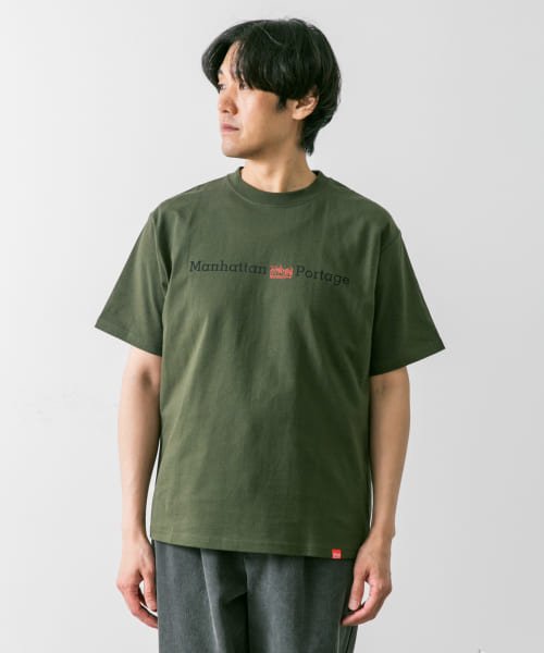 URBAN RESEARCH DOORS(アーバンリサーチドアーズ)/『別注』Manhattan Portage×DOORS　胸ロゴ プリント Tシャツ/img26