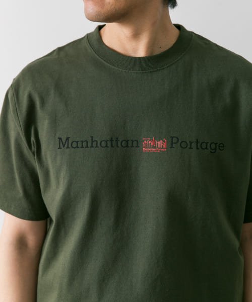 URBAN RESEARCH DOORS(アーバンリサーチドアーズ)/『別注』Manhattan Portage×DOORS　胸ロゴ プリント Tシャツ/img29