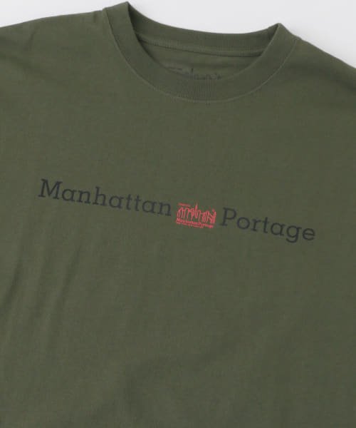 URBAN RESEARCH DOORS(アーバンリサーチドアーズ)/『別注』Manhattan Portage×DOORS　胸ロゴ プリント Tシャツ/img34