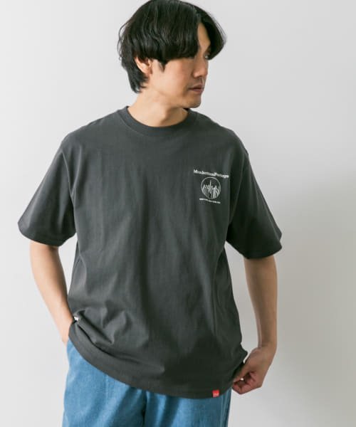 URBAN RESEARCH DOORS(アーバンリサーチドアーズ)/『別注』Manhattan Portage×DOORS　ワンポイント プリント Tシャツ/img12