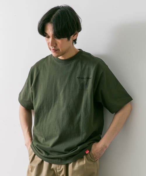 URBAN RESEARCH DOORS(アーバンリサーチドアーズ)/『別注』Manhattan Portage×DOORS　ワンポイント プリント Tシャツ/img16