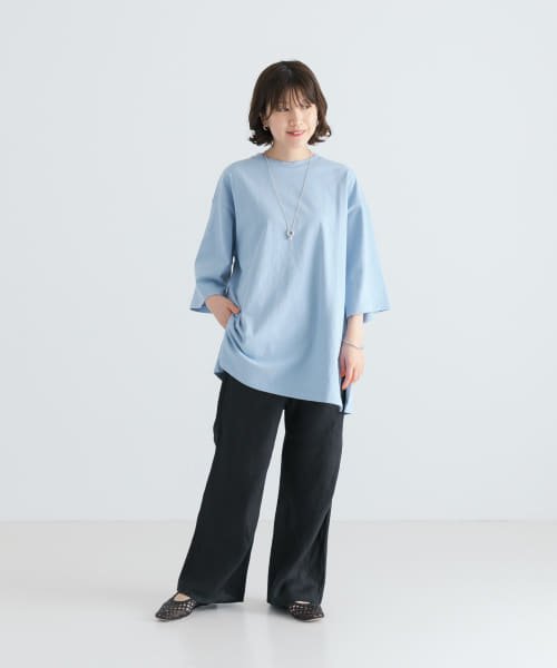 リネンバイアスパンツ WHITE BEIGE