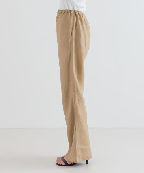 リネンバイアスパンツ WHITE BEIGE