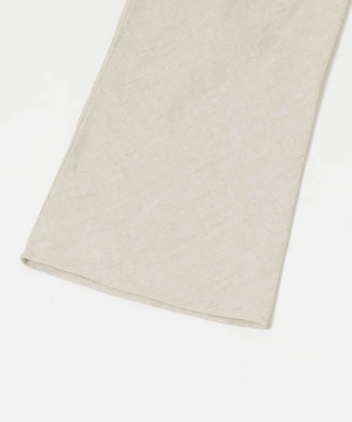リネンバイアスパンツ WHITE BEIGE
