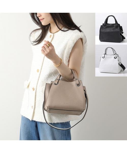 RIPANI ハンドバッグ AIRONE 9292OU ショルダーバッグ RIPANI ハンドバッグ AIRONE 9292OU バイカラーストラップ