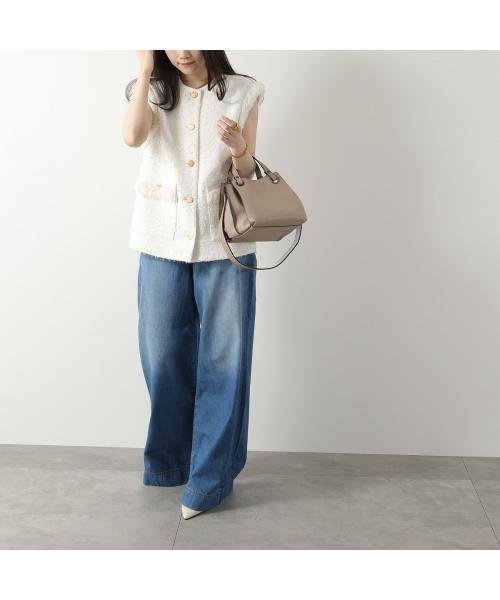 RIPANI ハンドバッグ AIRONE 9292OU ショルダーバッグ RIPANI ハンドバッグ AIRONE 9292OU バイカラーストラップ