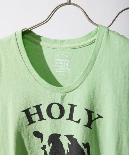 Spick & Span(スピック＆スパン)/≪予約≫Mixta / ミクスタ U NECK T－SHIRT HOLY W2487/img15