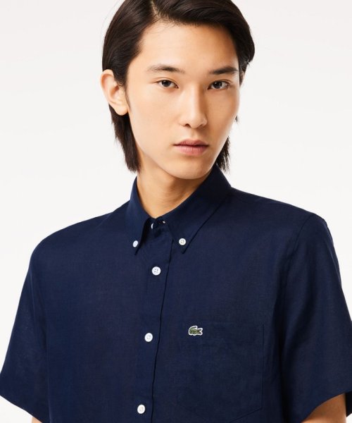 LACOSTE Mens(ラコステ　メンズ)/リネンボタンダウンシャツ/img01