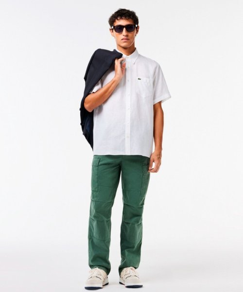 LACOSTE Mens(ラコステ　メンズ)/リネンボタンダウンシャツ/img12