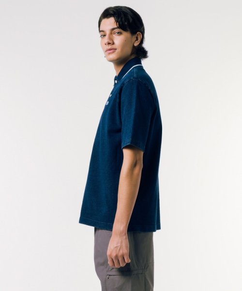 LACOSTE Mens(ラコステ　メンズ)/配色リブニットインディゴポロシャツ/img05