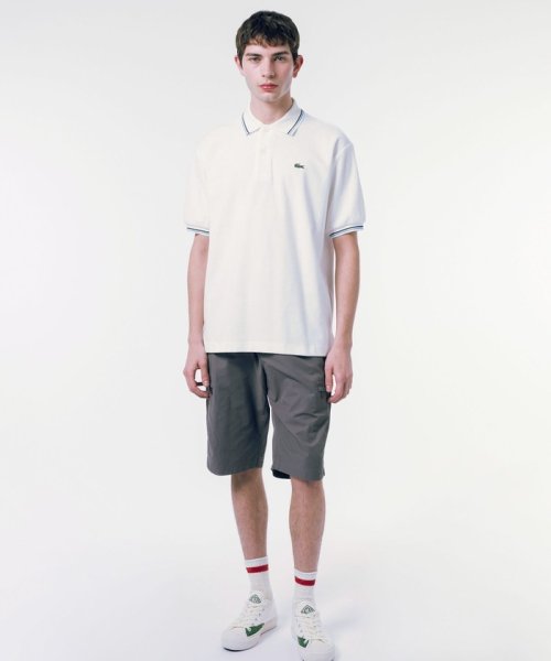 LACOSTE Mens(ラコステ　メンズ)/ハイゲージパイル地 オーバーサイズ 半袖ポロシャツ/img14