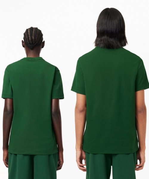 LACOSTE Mens(ラコステ　メンズ)/オーガニックコットン メッセージプリントバインダーネック半袖Tシャツ/img08