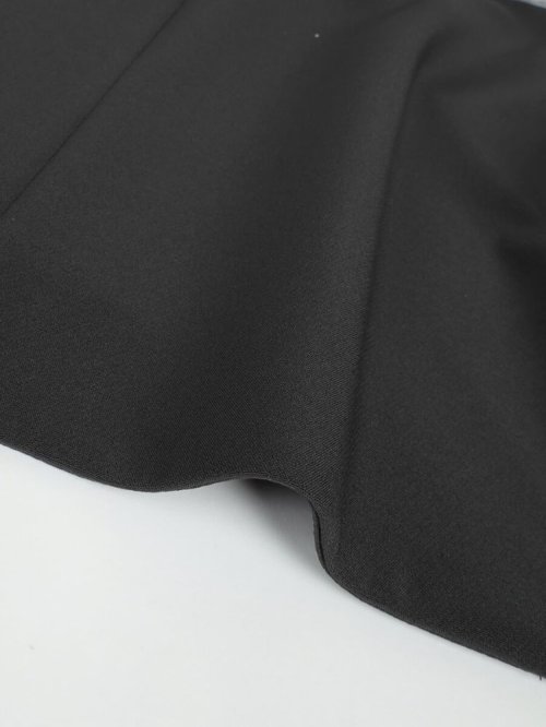 フロントボタンショートベスト 