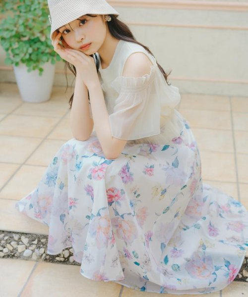 ダイアグラム Diagram☆マルチフラワースカート☆グレース  