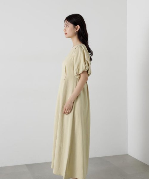 N Natural Beauty Basic(エヌナチュラルビューティベーシック)/2Wayスリーブ麻混ワンピース《S Size Line》/img26