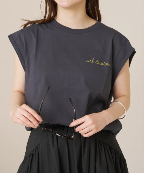IENA(イエナ)/《予約》【MAISON LABICHE/メゾン ラビッシュ】embroidery TEE フレンチスリーブ/img08