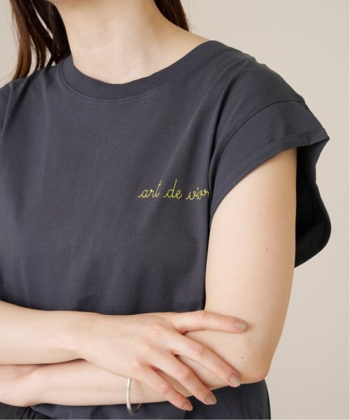 IENA(イエナ)/《予約》【MAISON LABICHE/メゾン ラビッシュ】embroidery TEE フレンチスリーブ/img11