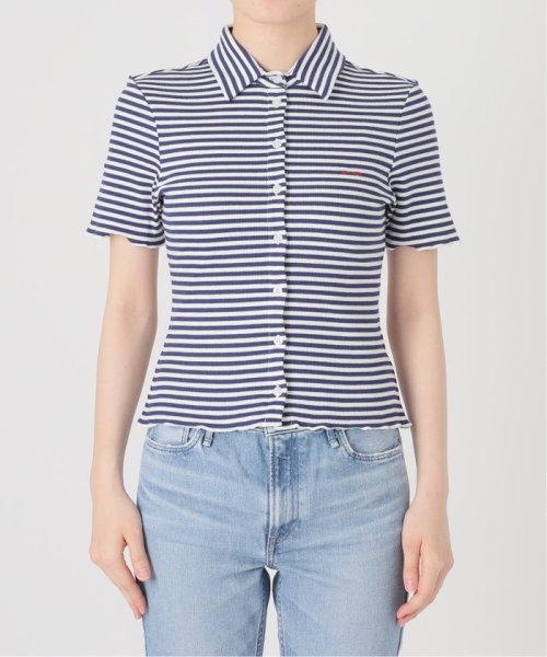 IENA(イエナ)/《予約》【MAISON LABICHE/メゾン ラビッシュ】Rib Half Sleeve CD シャツ/img02