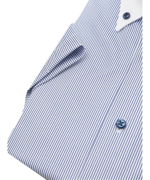 TAKA-Q(タカキュー)/クールパス スタンダードフィット ボタンダウン半袖ニットシャツ 半袖 シャツ メンズ ワイシャツ ビジネス ノーアイロン 形態安定 yシャツ 速乾/img02