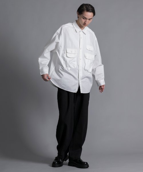 aimoha(aimoha（アイモハ）)/【aimoha neo】 MULTI POCKET SHIRT/img06